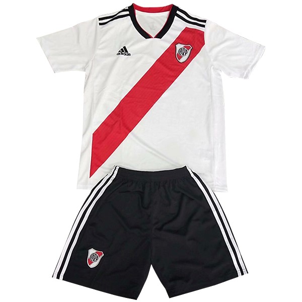 Camiseta River Plate Replica Primera Ropa Niños 2018/19 Blanco